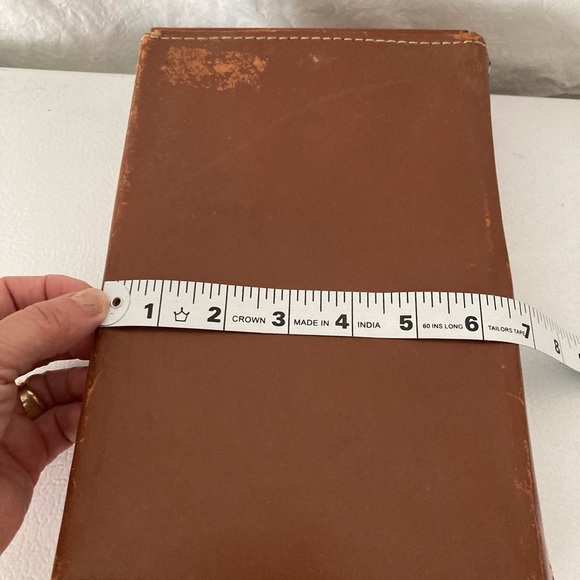 Unbranded Top Grain Leather Toiletry Kit W/ Faux Tortoise Boxes and Containers - Picture 3 of 14